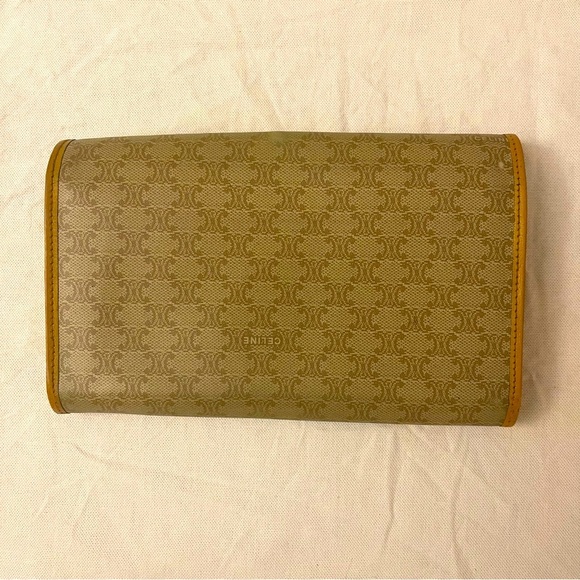 Celine Macadam Trifold Kiss Long Wallet - Picture 2 of 12